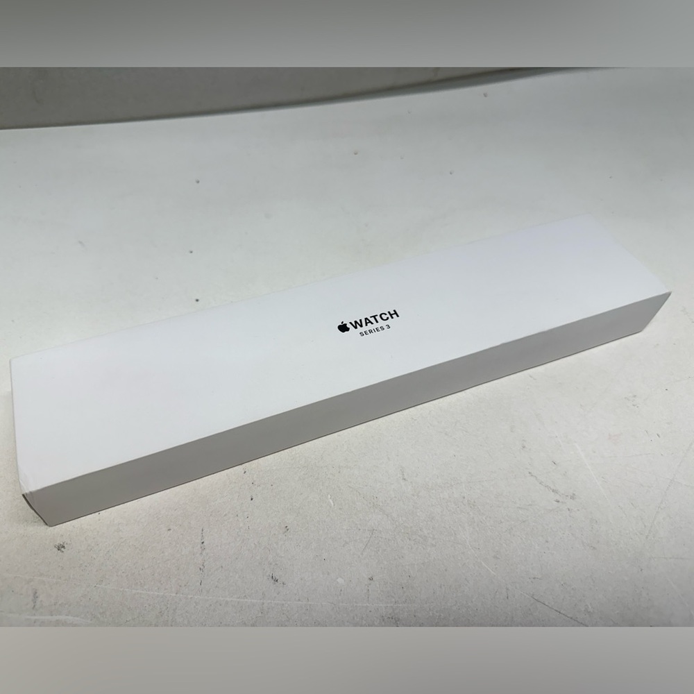BOX ONLY Apple Watch Series 3 42 mm in Space Gray  w/papers inside